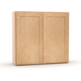 Liberty Shaker Karamel - 39 Inch Height Double Door Wall Cabinet - 39" Width x 36" Height x 12" Depth