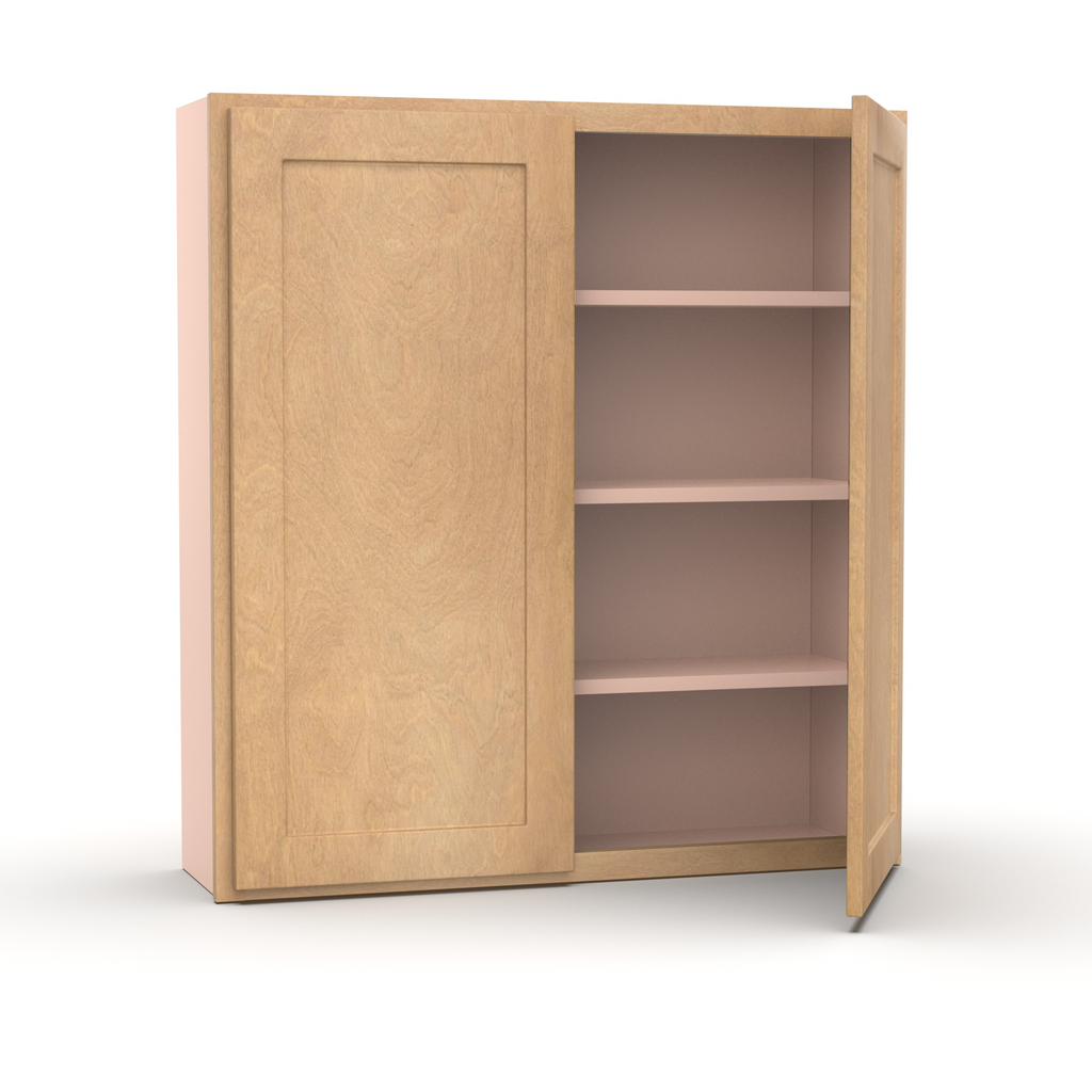 Liberty Shaker Karamel - 39 Inch Height Double Door Wall Cabinet - 39