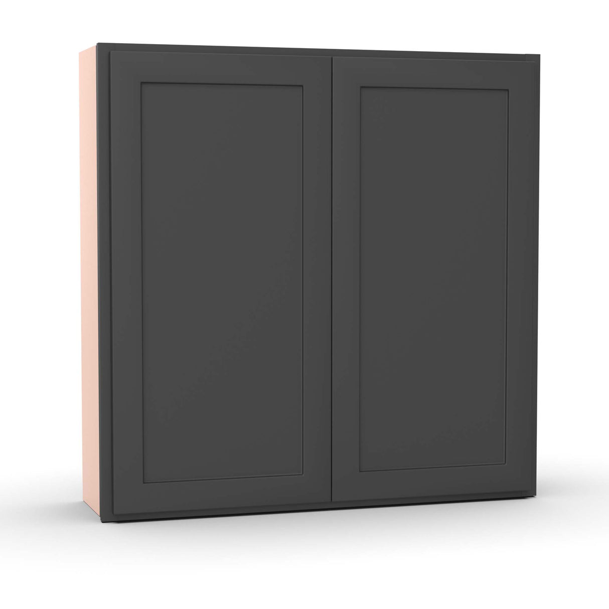Liberty Shaker Grey - 42 Inch Height Double Door Wall Cabinet - 42" Width x 42" Height x 12" Depth