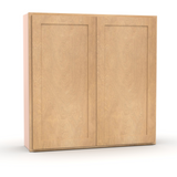 Liberty Shaker Karamel - 42 Inch Height Double Door Wall Cabinet - 42" Width x 42" Height x 12" Depth