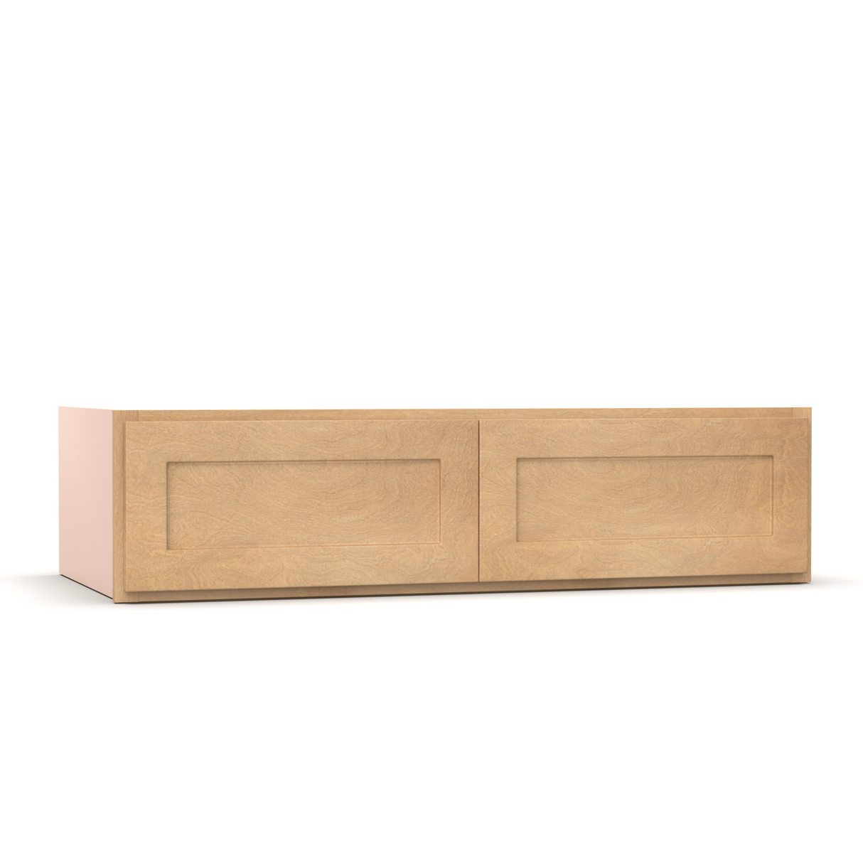 Liberty Shaker Karamel - 48 Inch Deep Double Door Wall Cabinet - 48" Width x 12" Height x 24" Depth