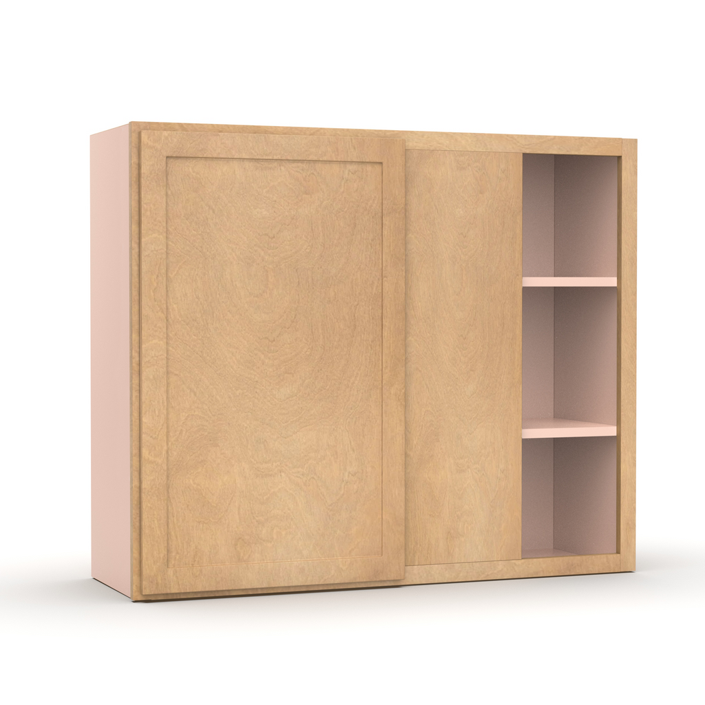 Liberty Shaker Karamel - 36x30 Inch Wall Blind Corner Wall Cabinet - 36