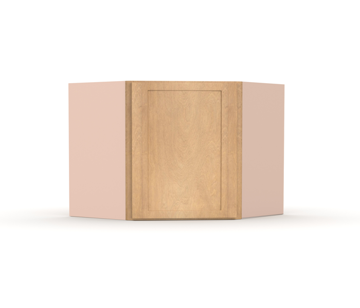 Liberty Shaker Karamel - 24 Inch Diagonal Corner Wall Cabinet - 24