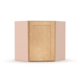 Liberty Shaker Karamel - 24 Inch Diagonal Corner Wall Cabinet - 24" Width x 18" Height x 12" Depth