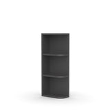 Liberty Shaker Grey - 30 Inch Wall Open Shelf Wall Cabinet - 06" Width x 30" Height x 12" Depth