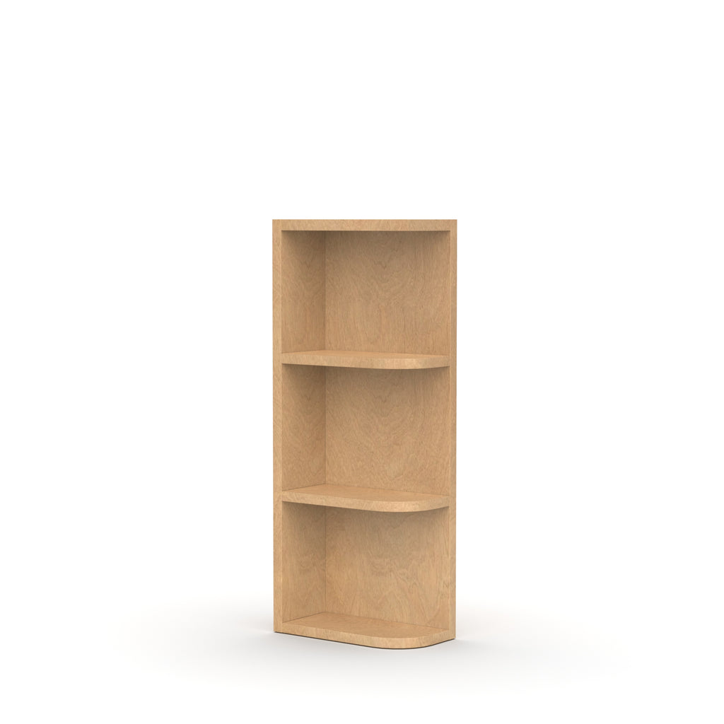 Liberty Shaker Karamel - 30 Inch Wall Open Shelf Wall Cabinet - 06