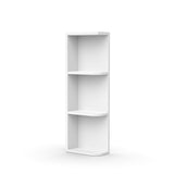 Liberty Shaker White - 36 Inch Wall Open Shelf Wall Cabinet - 06" Width x 36" Height x 12" Depth