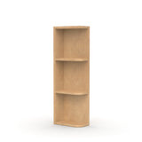 Liberty Shaker Karamel - 36 Inch Wall Open Shelf Wall Cabinet - 06" Width x 36" Height x 12" Depth
