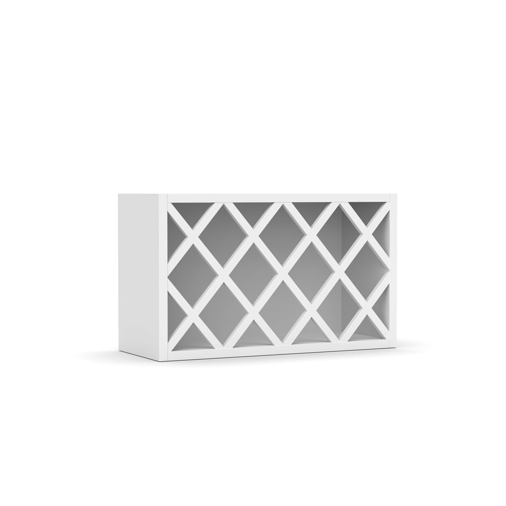 Liberty Shaker White - 30 Inch Wine Rack Wall Cabinet - 30
