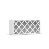 Liberty Shaker White - 36 Inch Wine Rack Wall Cabinet - 36" Width x 15" Height x 12" Depth