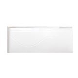 Acrylic Anti - Skid Alcove Bathtub in White - cUPC/UPC Certified - BUILDMYPLACE