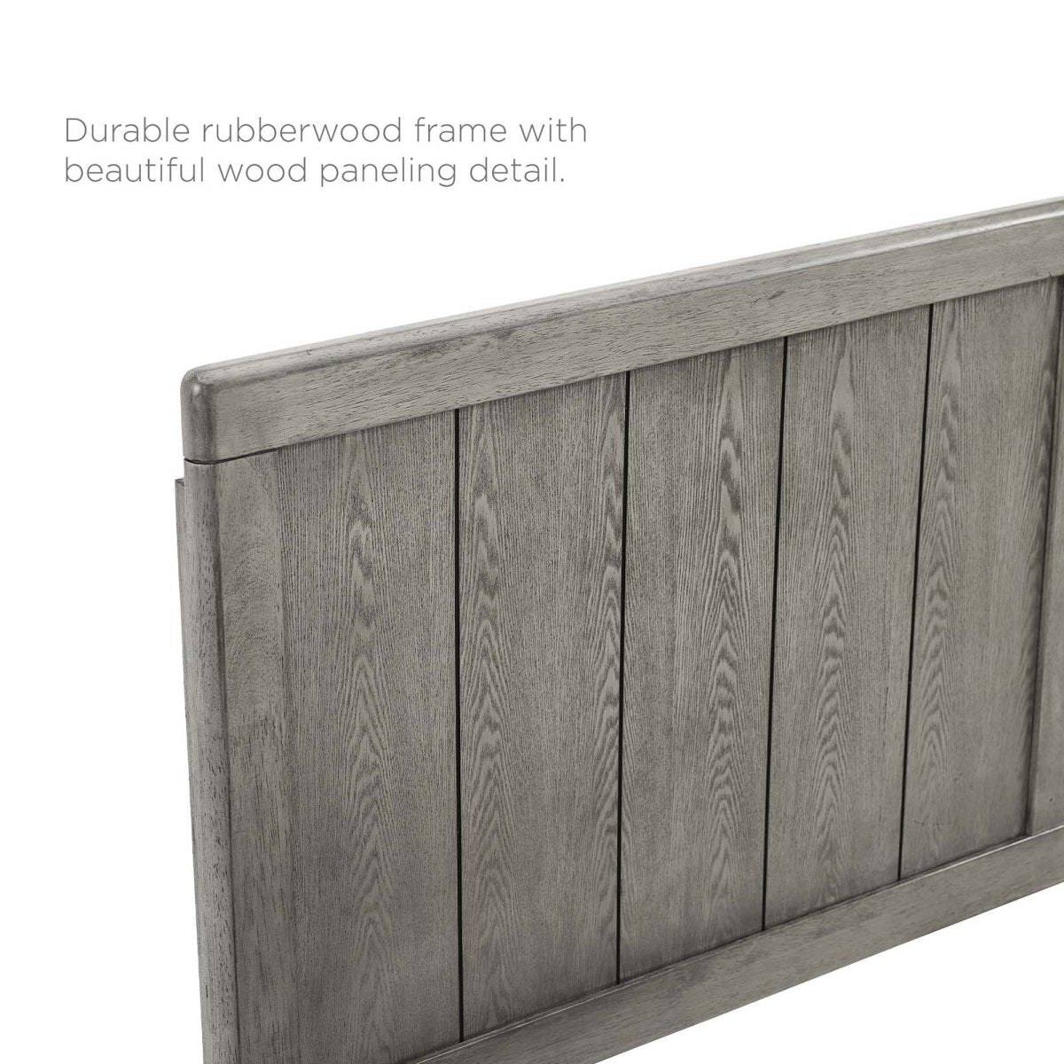 Alana Full Wood Platform Bed With Angular Frame - BUILDMYPLACE