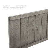 Alana Full Wood Platform Bed With Angular Frame - BUILDMYPLACE