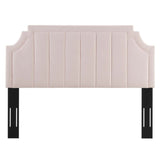 Alyona Channel Tufted Performance Velvet Full/Queen Headboard - BUILDMYPLACE
