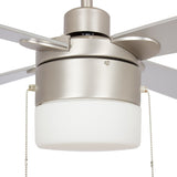 AMALFI 52 inch 4 - Blade Ceiling Fan with LED Light & Pull Chain - LEDMyPlace