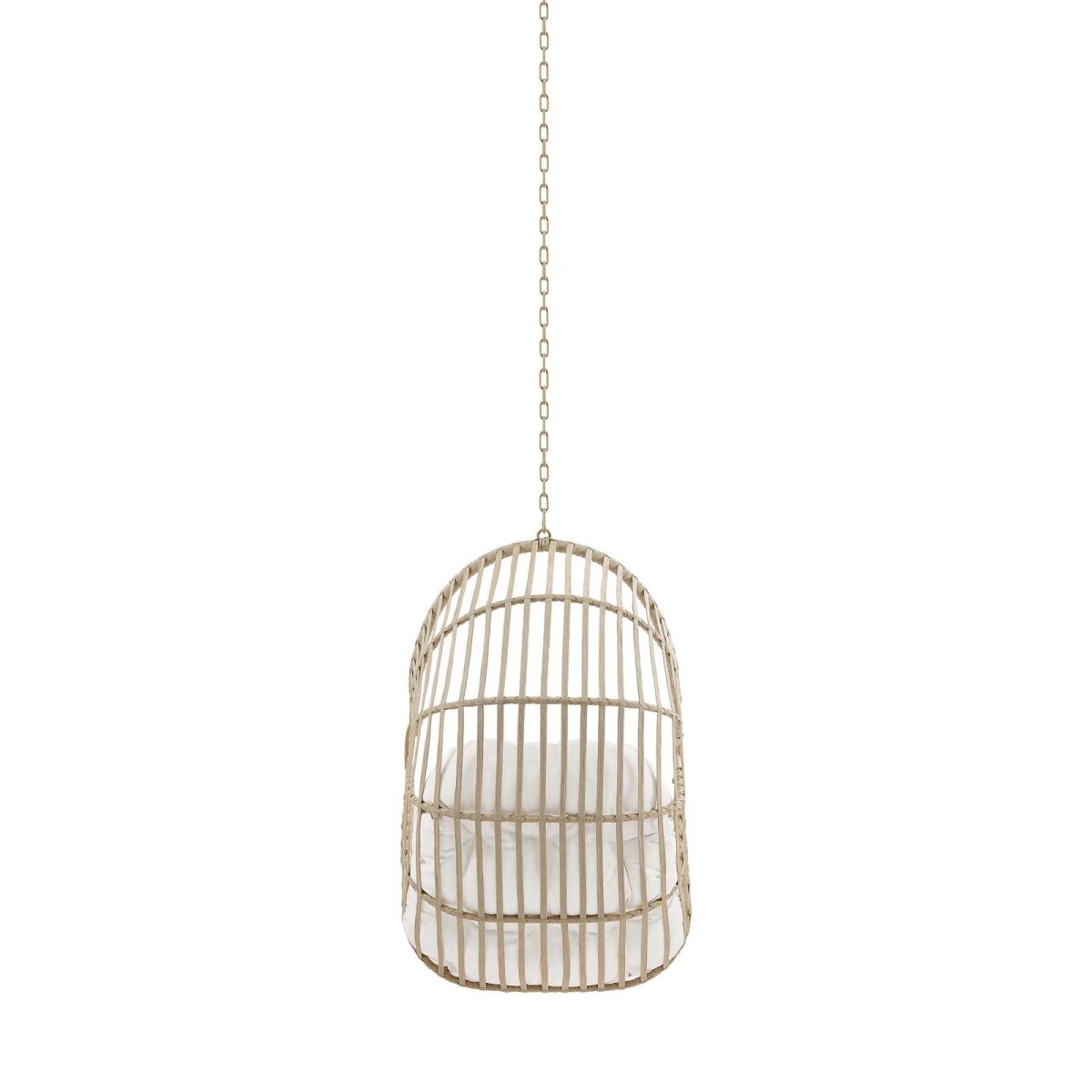 Amalie Wicker Rattan Outdoor Patio Rattan Swing Chair without Stand - BUILDMYPLACE