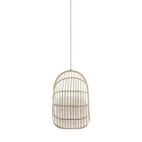 Amalie Wicker Rattan Outdoor Patio Rattan Swing Chair without Stand - BUILDMYPLACE