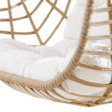 Amalie Wicker Rattan Outdoor Patio Rattan Swing Chair without Stand - BUILDMYPLACE