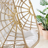 Amalie Wicker Rattan Outdoor Patio Rattan Swing Chair without Stand - BUILDMYPLACE