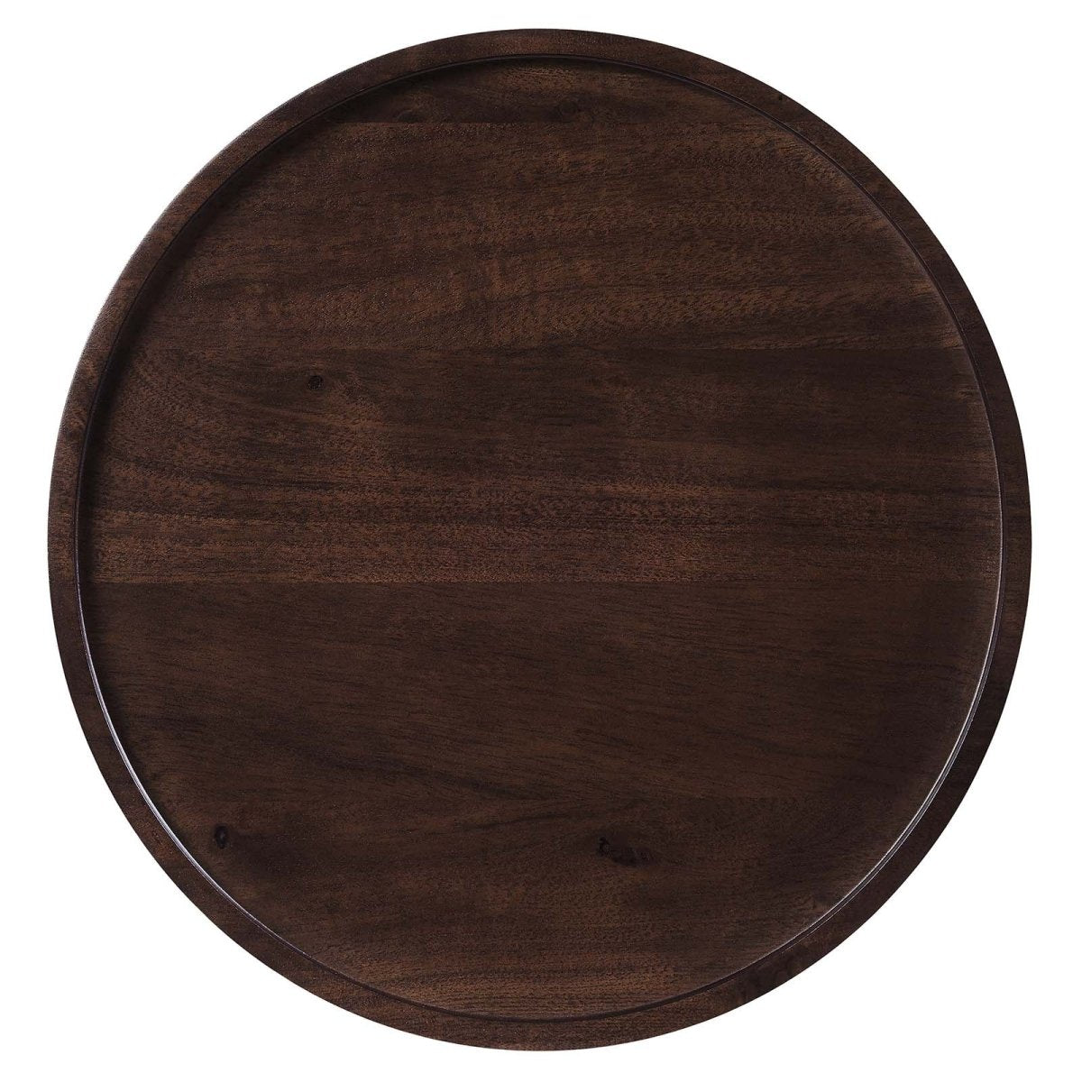 Amina Round Acacia Wood Side Table - BUILDMYPLACE