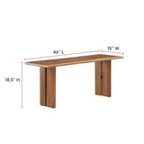 Amistad 46" Wood Bench - BUILDMYPLACE