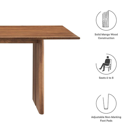 Amistad 72" Dining Table - BUILDMYPLACE