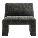 Amita Chenille Upholstered Accent Chair - BUILDMYPLACE