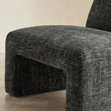 Amita Chenille Upholstered Accent Chair - BUILDMYPLACE