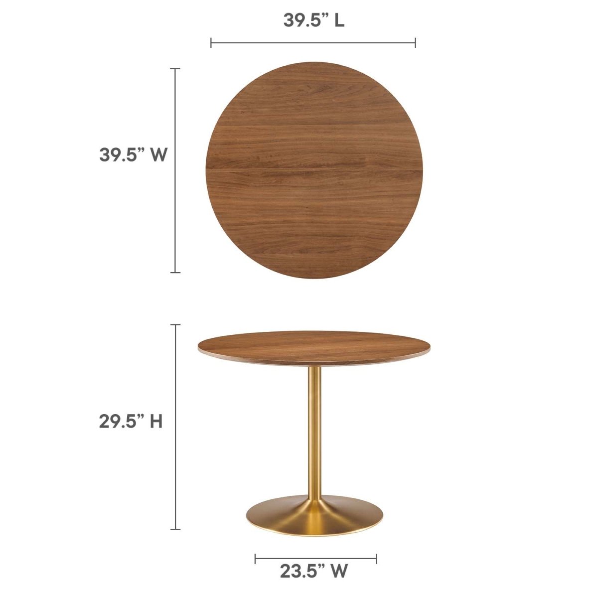 Amuse 40" Dining Table - BUILDMYPLACE