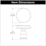 Anders Collection - Belwith Keeler - Knob, 1 - 1/4" Dia. | B078788 - BUILDMYPLACE