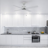 APEX 52 inch 4 - Blade No Light Ceiling Fan with Pull Chain - LEDMyPlace