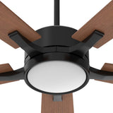 APPLETON 52 inch 5 - Blade Smart Ceiling Fan with LED Light & Remote - LEDMyPlace