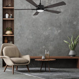 APPLETON 56 inch 5 - Blade Smart Ceiling Fan with Remote & LED Light - LEDMyPlace