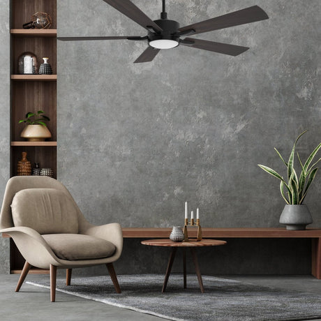 APPLETON 56 inch 5 - Blade Smart Ceiling Fan with Remote & LED Light - LEDMyPlace