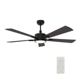 APPLETON 56 inch 5 - Blade Smart Ceiling Fan with Remote & LED Light - LEDMyPlace