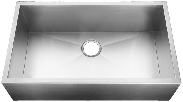 Apron Front Sink - Stainless Steel Apron Front Sink - 32" x 19" x 10" - BUILDMYPLACE