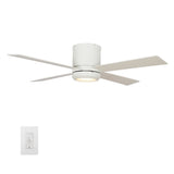 Arlo 52'' Best Smart Ceiling Fan with wall control, Light Kit Included, Works with Google Assistant and Amazon Alexa,Siri Shortcut - LEDMyPlace
