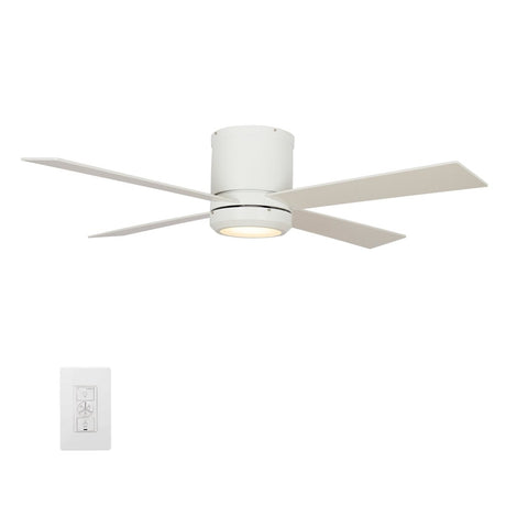 Arlo 52'' Best Smart Ceiling Fan with wall control, Light Kit Included, Works with Google Assistant and Amazon Alexa,Siri Shortcut - LEDMyPlace