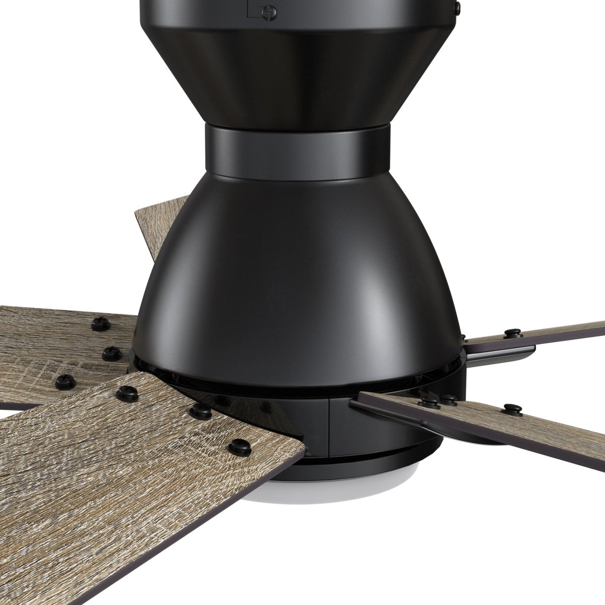 ASCENDER 52 inch 5 - Blade Flush Mount Smart Ceiling Fan with Remote & LED Light - LEDMyPlace