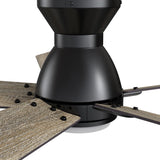 ASCENDER 52 inch 5 - Blade Flush Mount Smart Ceiling Fan with Remote & LED Light - LEDMyPlace