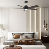 ASCENDER 52 inch 5 - Blade Smart Ceiling Fan with LED Light & Remote - LEDMyPlace
