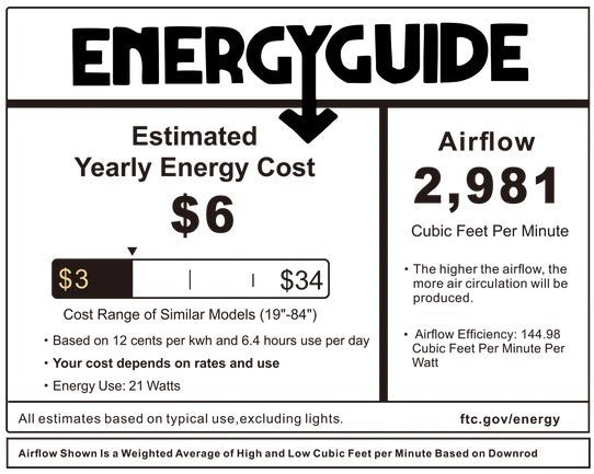 ASCENDER 60 inch 5 - Blade Smart Ceiling Fan with LED Light & Remote - LEDMyPlace