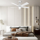ASCENDER 60 inch 5 - Blade Smart Ceiling Fan with LED Light & Remote - LEDMyPlace