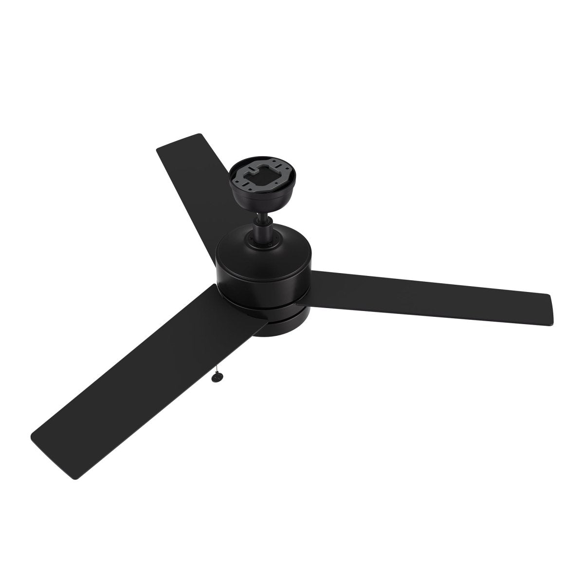 ASCOTT 52 inch 3 - Blade No Light Ceiling Fan with Pull Chain - LEDMyPlace