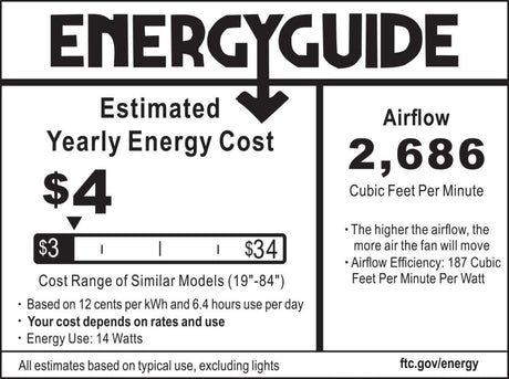 ASCOTT 52 inch 5 - Blade Ceiling Fan with LED Light & Pull Chain - LEDMyPlace