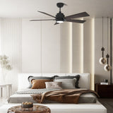 Aspen 52'' Best Smart Ceiling Fan with Remote, Light Kit Included, Works with Google Assistant and Amazon Alexa,Siri Shortcut - LEDMyPlace