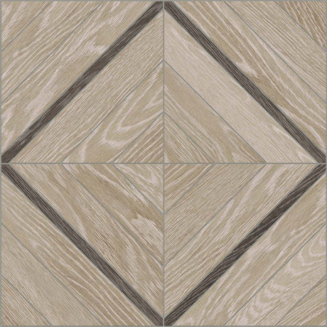Aspen Paper Birch Marquetry Matte Glazed Porcelain Mosaic - BUILDMYPLACE