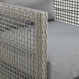 Aura 3 Piece 4 Seat Outdoor Patio Wicker Rattan Set - BUILDMYPLACE