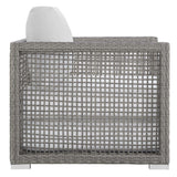 Aura 3 Piece 4 Seat Outdoor Patio Wicker Rattan Set - BUILDMYPLACE