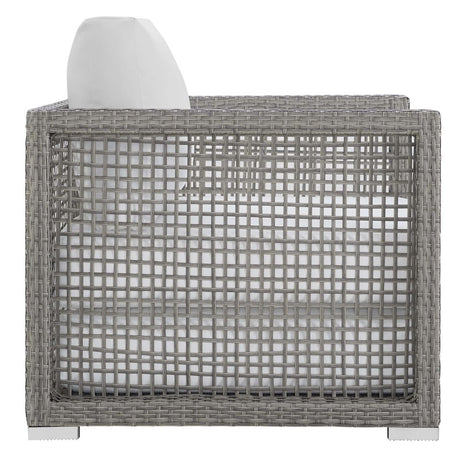 Aura 3 Piece 4 Seat Outdoor Patio Wicker Rattan Set - BUILDMYPLACE
